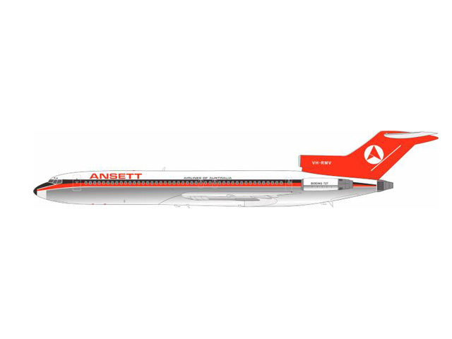 [Pre-order item] 727-200 Ansett Australian Airlines *Polished finish VH-RMV 1/200 (IF20241116) [IF722AN1024P] 