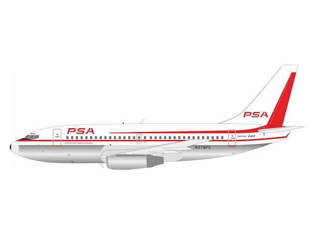 737-200 PSA(パシフィック・サウスウエスト航空) ※ポリッシュ仕上げ N378PS 1/200 [IF732PSA0725P]