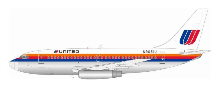 [Pre-order item] 737-200 United Airlines *Polished finish N9051U 1/200 (IF20241224) [IF732US1224P] 