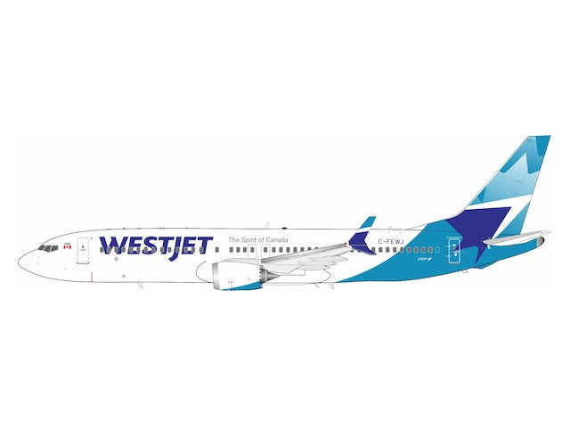 [Pre-order item] 737 MAX8 WestJet Airlines C-FEWJ 1/200 (IF20240830) [IF738MWS1124] 