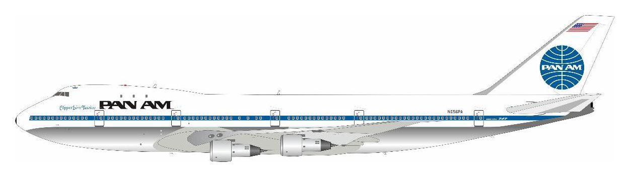 InFlight200 【予約商品】747-100 パンアメリカン航空 N656PA 1/200