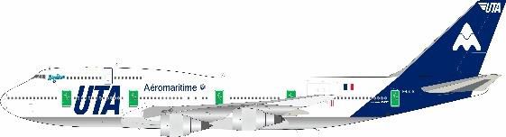 UTAページ① InFlight200 747-3B3M UTA - Union de Transports Aeriens F