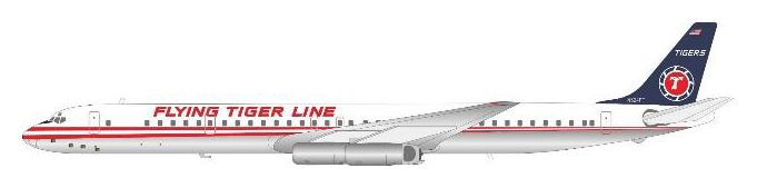 DC-8-60 フライングタイガーライン ※ポリッシュ仕上げ N624FT 1/200 [IF863FT1125P]
