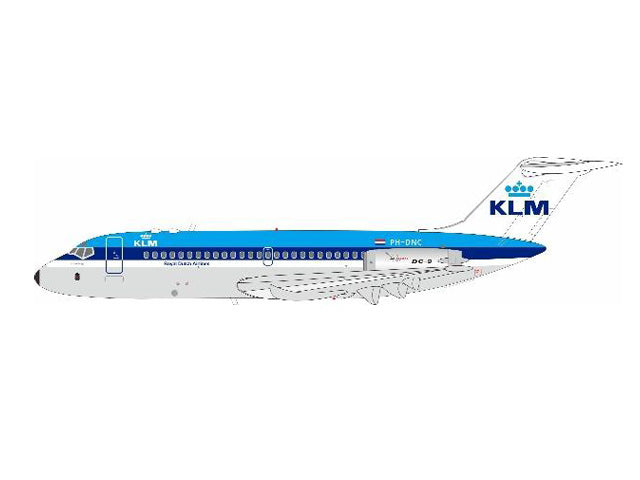 DC-9-15 KLMオランダ航空 PH-DNC 1/200 [IF915KL1226]