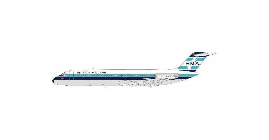 DC-9-32 ブリティッシュ・ミッドランド航空 G-BMAM 1/200［IF930BD0626］