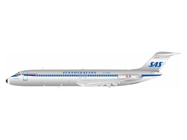 InFlight200 DC-9-41 Scandinavian Airlines OY-KGS Polished