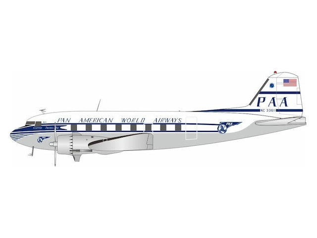 【予約商品】DC-3 パンアメリカン航空  NC33611  1/200 (IF20240210) [IFDC3PA0124]