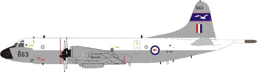 AP-3C (P-3C) Royal Australian Air Force 00s Edinburgh Base A9-663 1/200 [IFP3RAAF663]