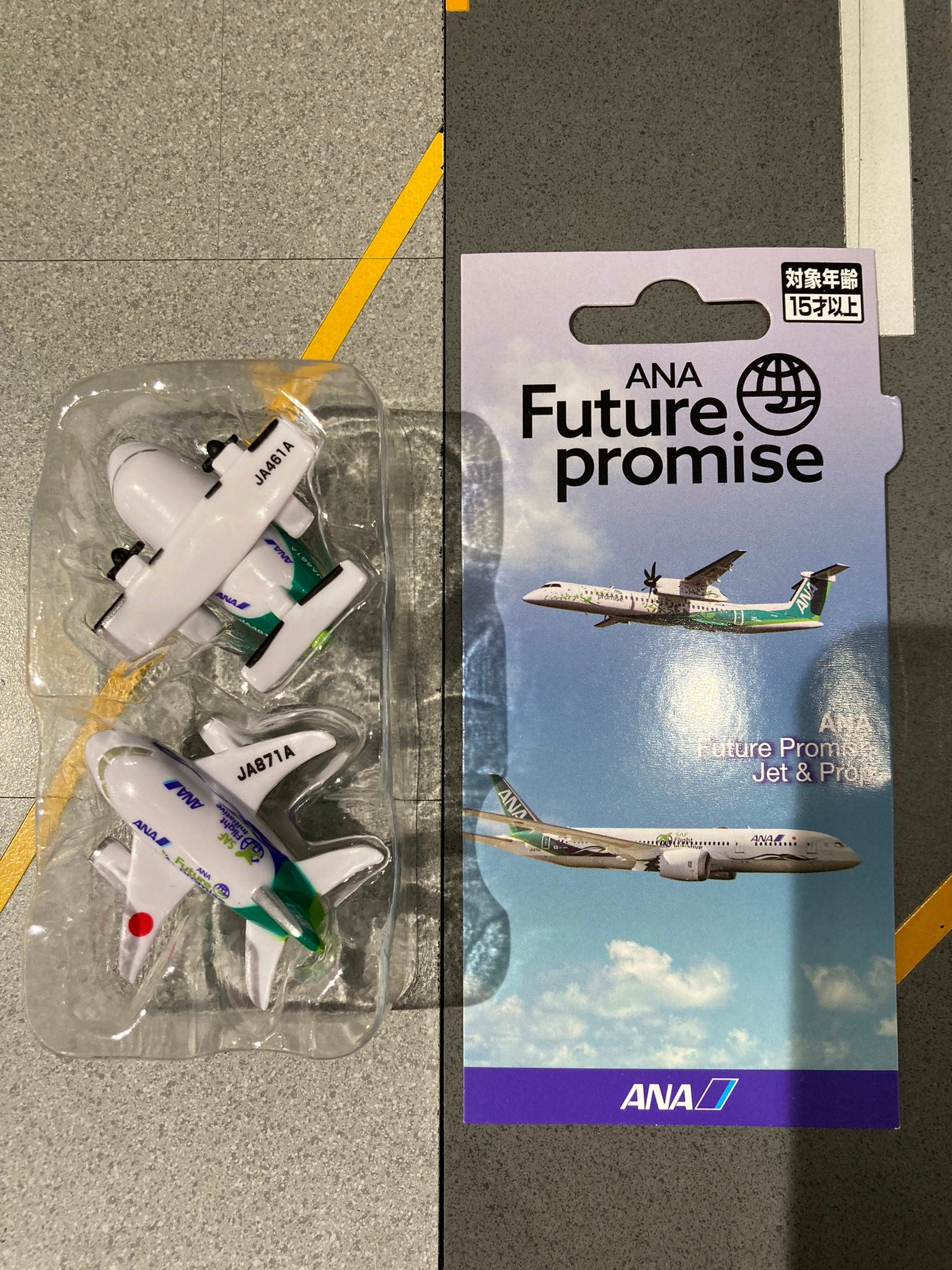 Airplane Magnet Set ANA Future Promise 2 Model Set [MZ666]