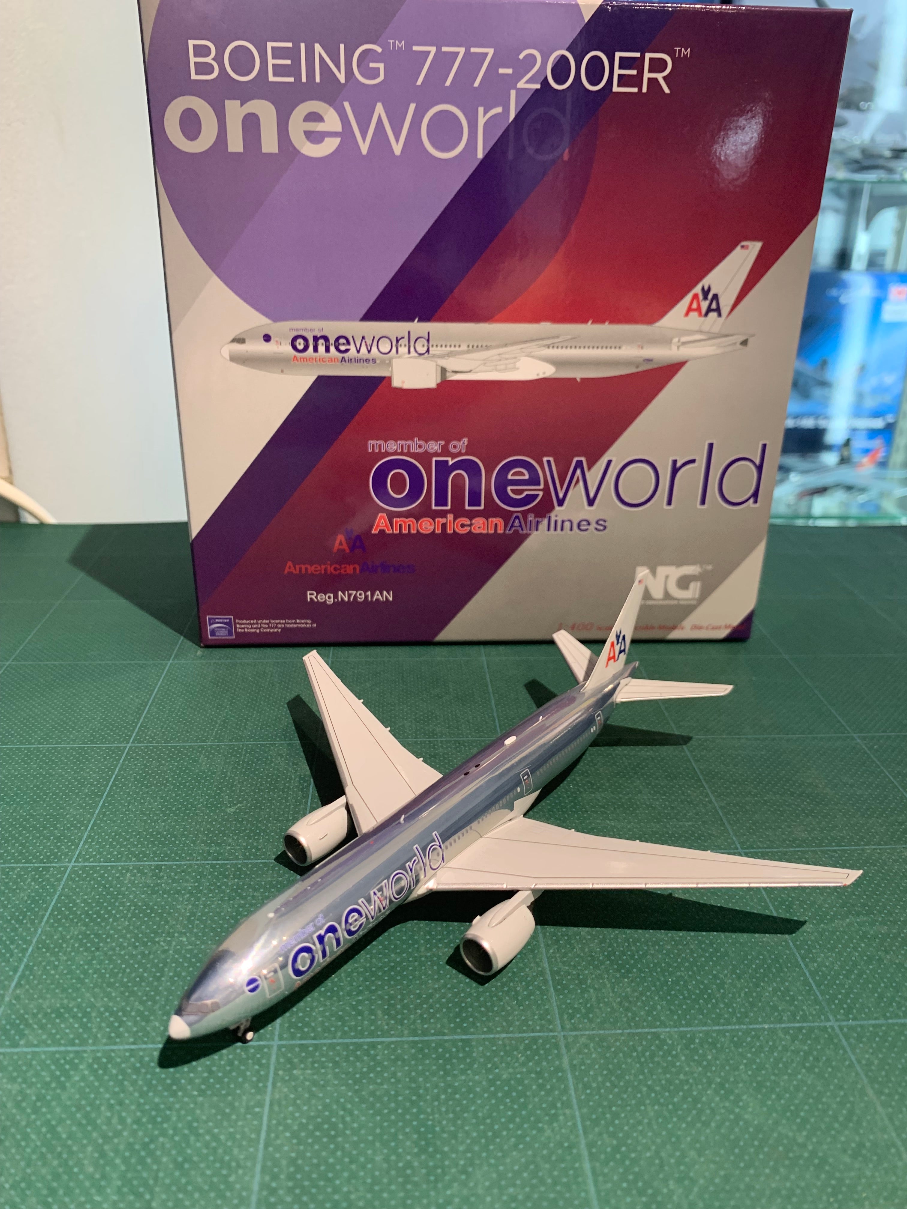 777-200ER American Airlines One World paint polished cs N791AN 1/400[NG72048] 