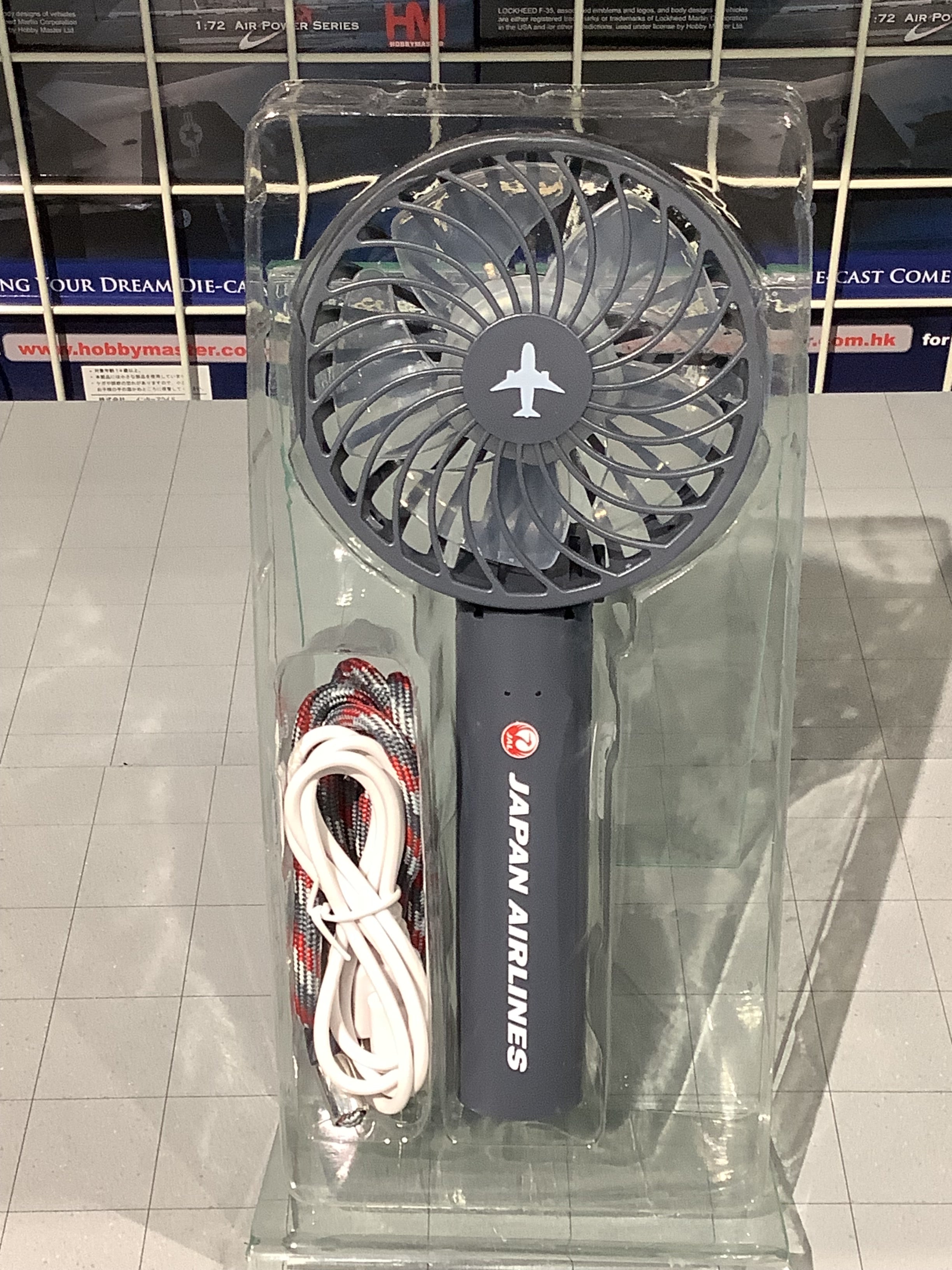 JAL Original Handy Fan with Strap [BJB5609]