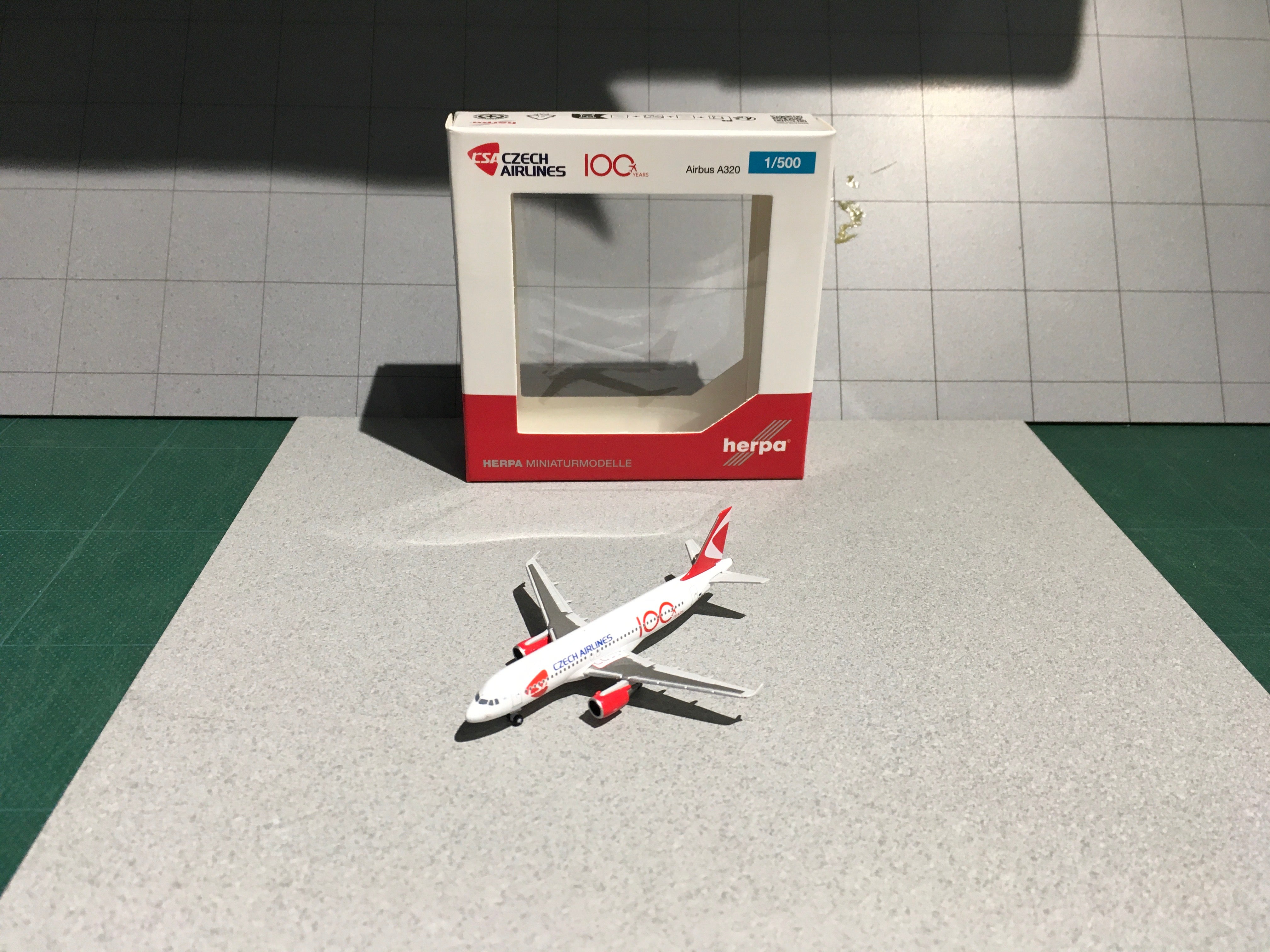 CSA Czechoslovak Airlines Tupolev TU-134A Herpa 532945 scale 1:500 CSA Czechoslovak Airlines Tupolev TU-134A Herpa 532945 scale 1:500