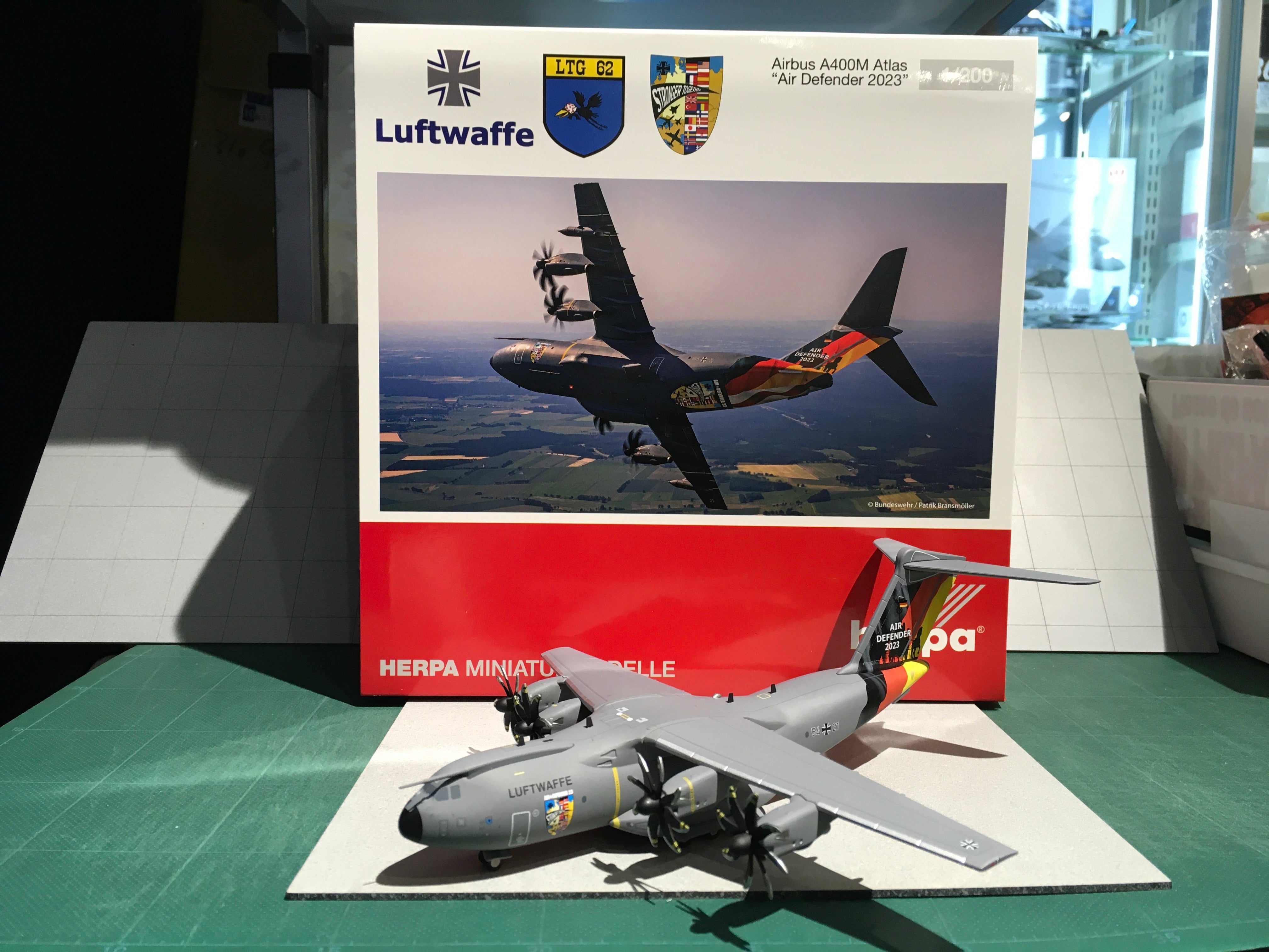 Herpa Wings A400M ドイツ空軍 第62空輸航空団「Air Defender