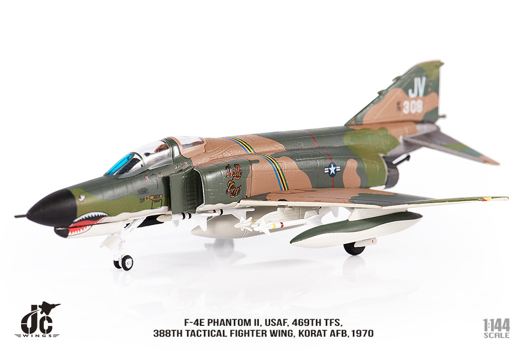 F-4E US Air Force 388th Tactical Fighter Wing 469th Tactical Fighter Squadron Korat Air Base, Thailand 1970 JV/#67-0308 "Betty Lou" 1/144 [JCW-144-F4-001] 