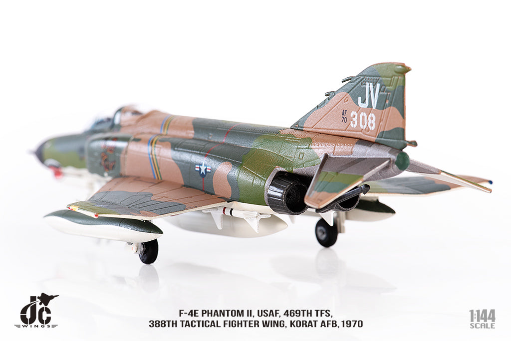 F-4E US Air Force 388th Tactical Fighter Wing 469th Tactical Fighter Squadron Korat Air Base, Thailand 1970 JV/#67-0308 "Betty Lou" 1/144 [JCW-144-F4-001] 