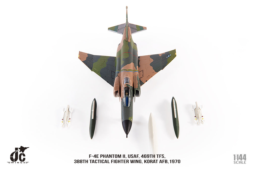 F-4E アメリカ空軍 第388戦術戦闘航空団 第469戦術戦闘飛行隊 コラート基地・タイ 1970年 JV/#67-0308「ベティー・ロウ」 1/144 [JCW-144-F4-001](20240630)