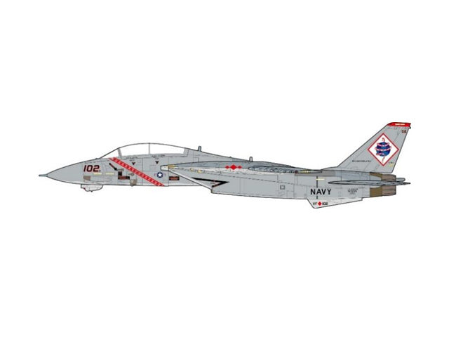 F-14B アメリカ海軍 VF-102 ダイアモンドバックス 不朽の自由作戦 2001年 1/72 [JCW-72-F14-024]