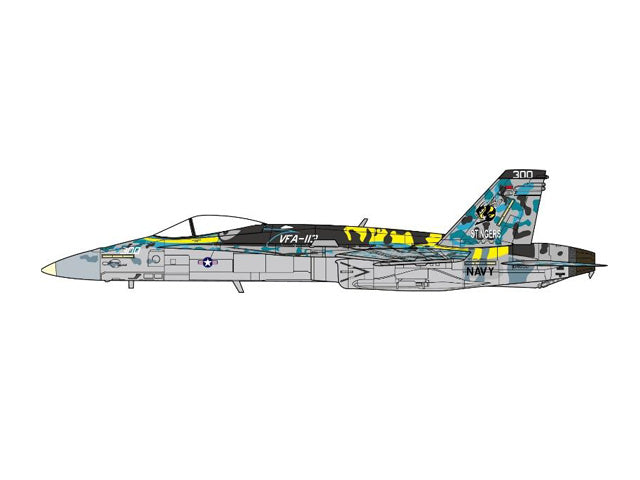 【予約商品】F/A-18C アメリカ海軍 第113戦闘攻撃飛行隊 「スティンガーズ」 2011年 1/72 (JC20260325) [JCW-72-F18-020]