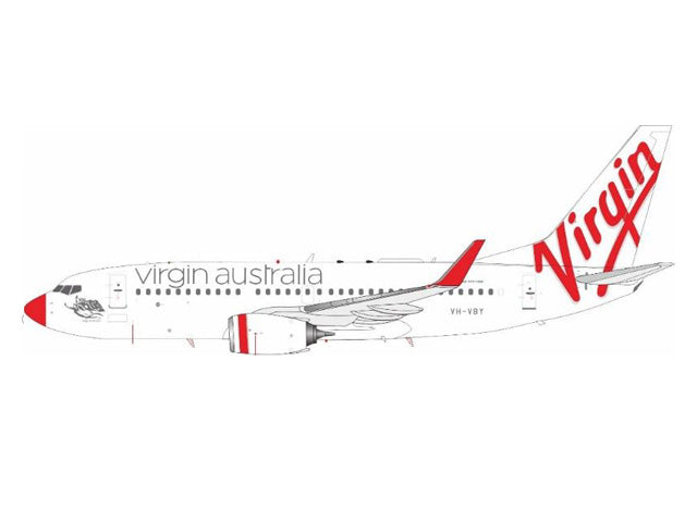 【予約商品】737-700 ヴァージン・オーストラリア 「Red Nose」  VH-VBY 1/200 (JF20250907) [JF-737-7-009L]