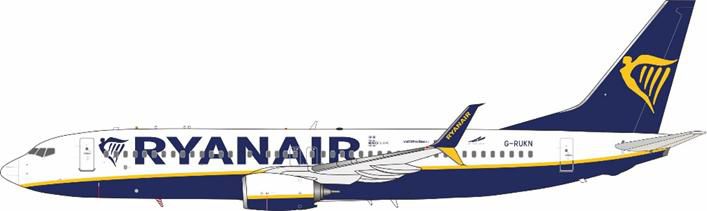【予約商品】737-800(WL) ライアンエアー UK  「Visit Wroclaw」  G-RUKN 1/200 (JF20250822) [JF-737-8-022]