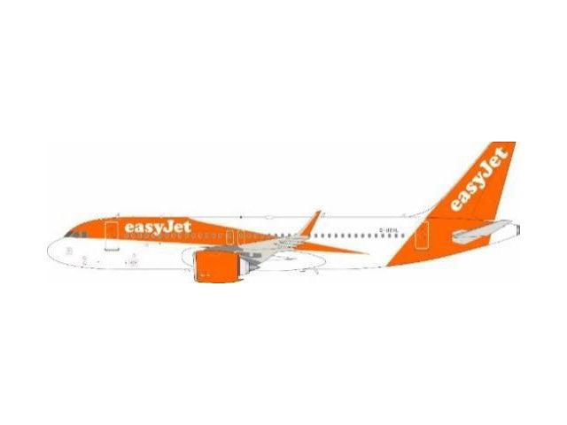 JFox Models 【予約商品】A320-200NX イージージェット G-UZHL 1