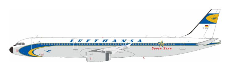 【予約商品】A321-200 ルフトハンザ航空 「レトロカラー」 D-AISZ 1/200 (IF20260210) [JF-A321-063]