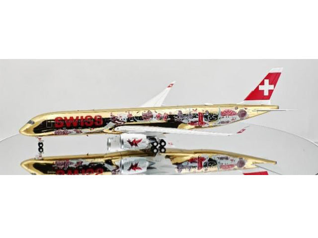 【予約商品】A350-900 スイス インターナショナル エアラインズ 「Wanderlust Livery」 ※ゴールド塗装 HB-IFA 1/200 (JF20260417) ［JF-A350-018-GOLD］