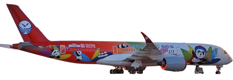 【予約商品】A350-900 四川航空 「Panda Route Livery」 B-005Q 1/200 (KJ20260606)［KJ-A359-251］
