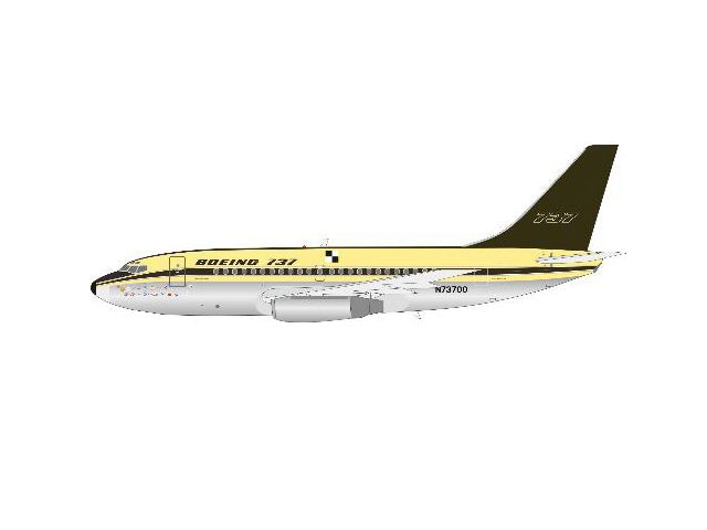 【予約商品】737-100 ボーイング ハウスカラー ※ポリッシュ仕上げ　N73700 1/200 (KJ20250430) [KJ-B731-101]