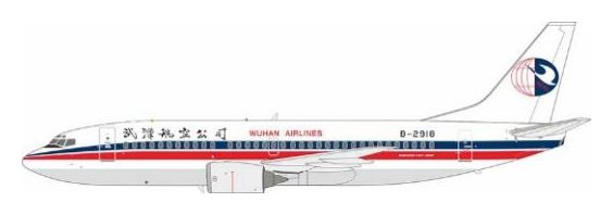※予約受付終了【予約商品】737-300 武漢航空 B-2918 1/200 (KJ20250818) [KJ-B733-108]