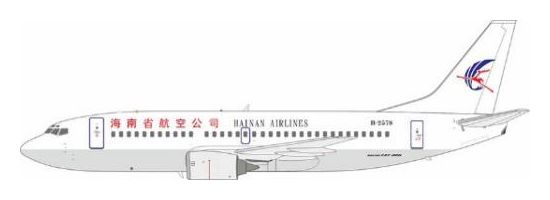 ※予約受付終了【予約商品】737-300 海南航空 B-2578 1/200 (KJ20250818) [KJ-B733-111]