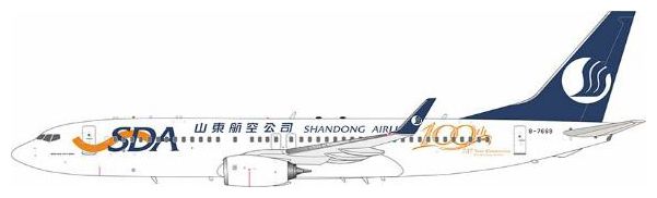 ※予約受付終了【予約商品】737-800(WL) 山東航空 B-7669 1/200 (KJ20250818) [KJ-B738-197]