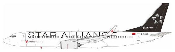 737-800(WL) エア・チャイナ ※スターアライアンス塗装 B-5497 1/200 [KJ-B738-203]