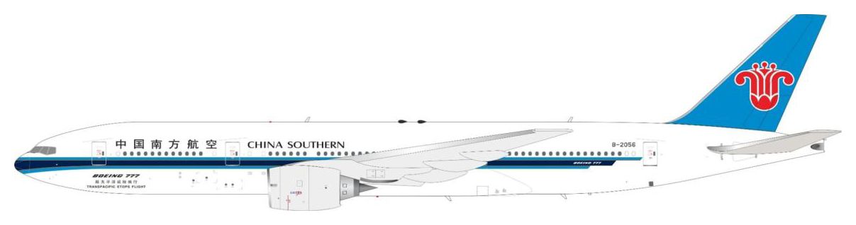 【予約商品】777-200ER 中国南方航空 B-2056 1/200 (KJ20251209) [KJ-B772-188]