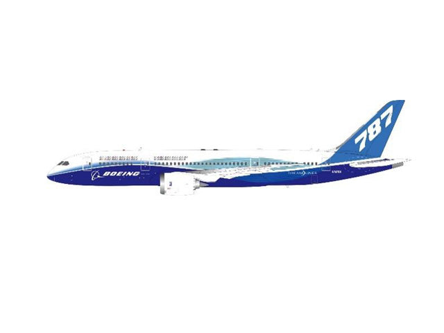 【予約商品】787-8 ボーイング ハウスカラー N787BX 1/200 (KJ20250430) [KJ-B788-106]