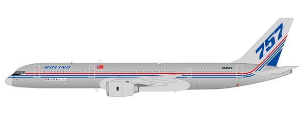 ※予約受付終了【予約商品】757-200 ボーイング ハウスカラー ※ポリッシュ仕上げ N505EA 1/200 (JC20250818) [LH2290]