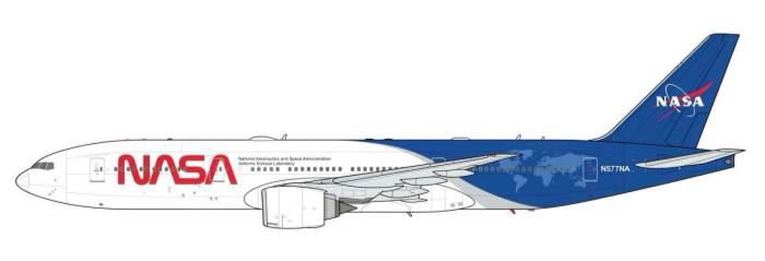 【予約商品】777-200 NASA 「Airborne Science Laboratory」 N577NA ※フラップダウンモデル 1/200 (JC20260828)[LH2580A]