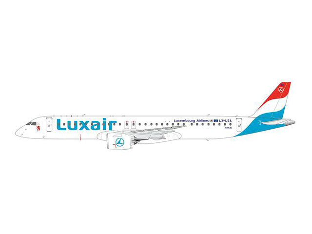 【予約商品】ERJ-190-400STD ルクスエア ※フラップダウンモデル LX-LEA 1/200 (JC20261002) [LH2581A]