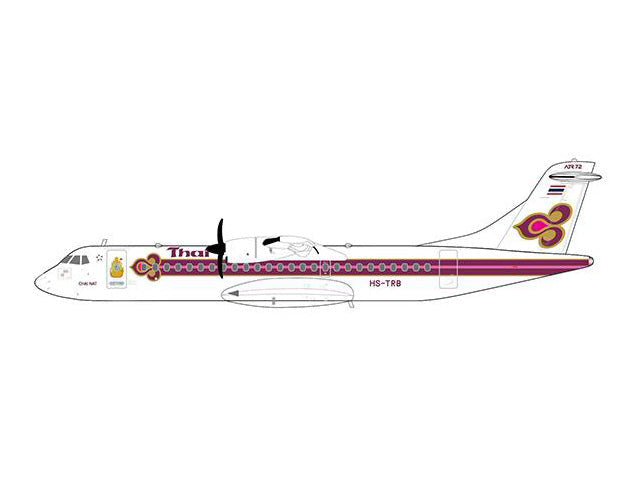 ATR-72-200 Thai Airways International Special Paint "60th Anniversary of His Majesty the King's Accession to the Throne" 2006 HS-TRB 1/400 [LH4240]