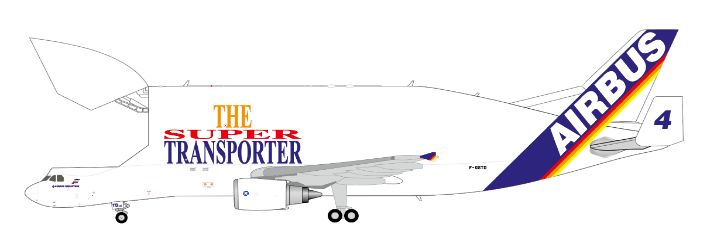 A300B4-600ST エア・トランスポート・インターナショナル 「Beluga No.4」 1/400 [LH4421C]