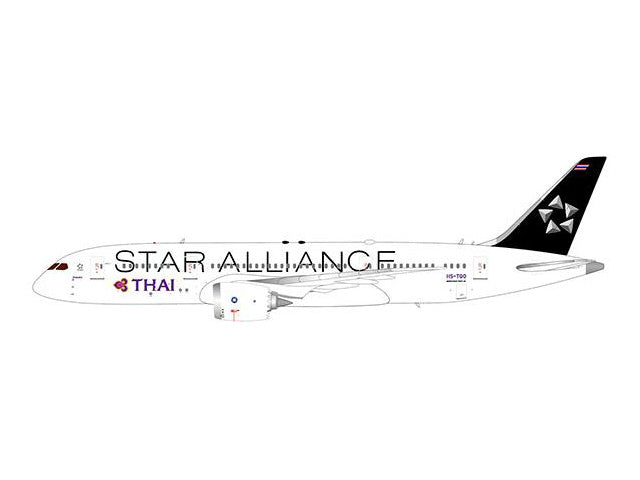 【予約商品】787-8 タイ国際航空 「Star Alliance」 ※フラップダウンモデル HS-TQO 1/400 (JC20261002) [LH4459A]