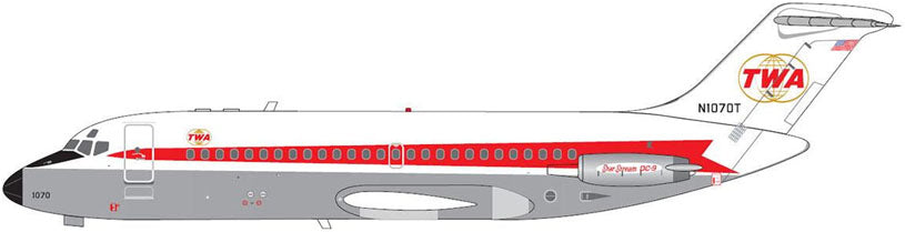 【予約商品】DC-9-15 トランス・ワールド航空 N1070T 1/400 (MC20260122) [MCV400008]