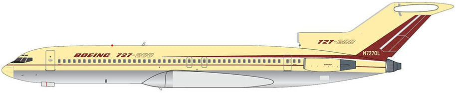 【予約商品】727-200 ボーイング ハウスカラー N7270L 1/400 (MC20260122) [MCV400021]