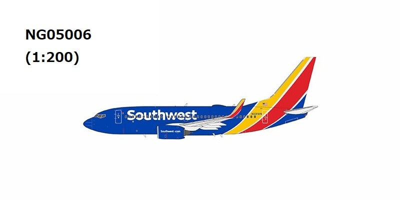 【予約商品】B737-700/w サウスウエスト航空 N221WN 1/200 (NG20241115) [NG05006]