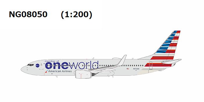 アメリカン航空　ポーイング737-800 1:200 InFlight200 737-800 アメリカン航空 N915NN (スタンド付属) 1