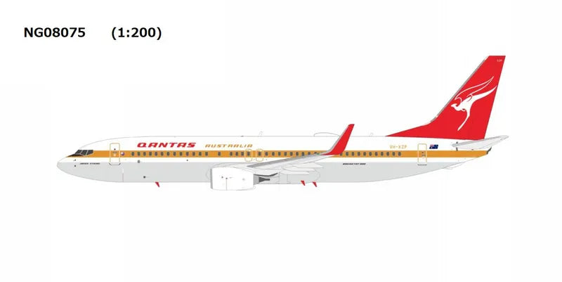 【予約商品】737-800w カンタス航空 VH-XZP 1/200 (NG20260629) [NG08075]