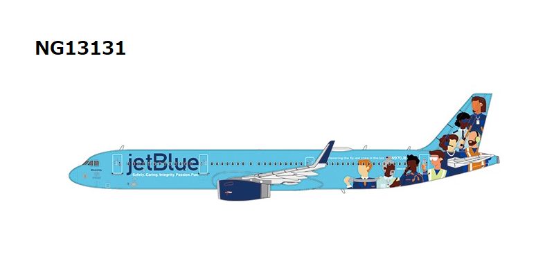 A321-200w ジェットブルー航空 「Blueunity」N970JB 1/400 [NG13131]