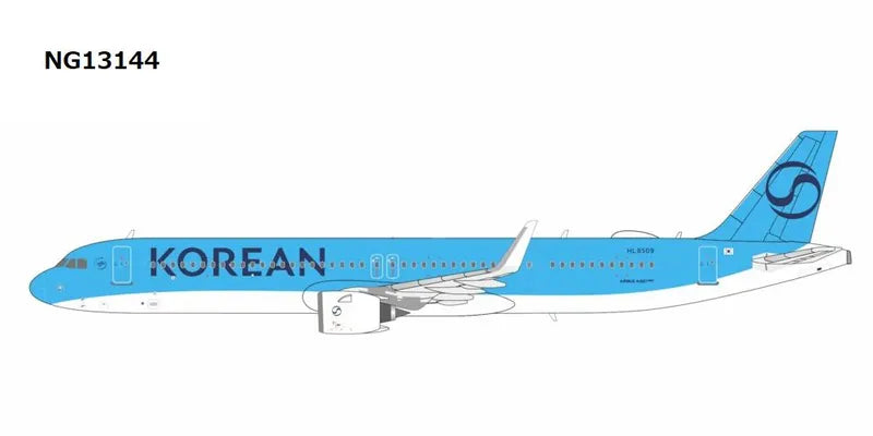A321neo 大韓航空 「Korean Air's first A321」 ※新塗装 HL8509 1/400 [NG13144]