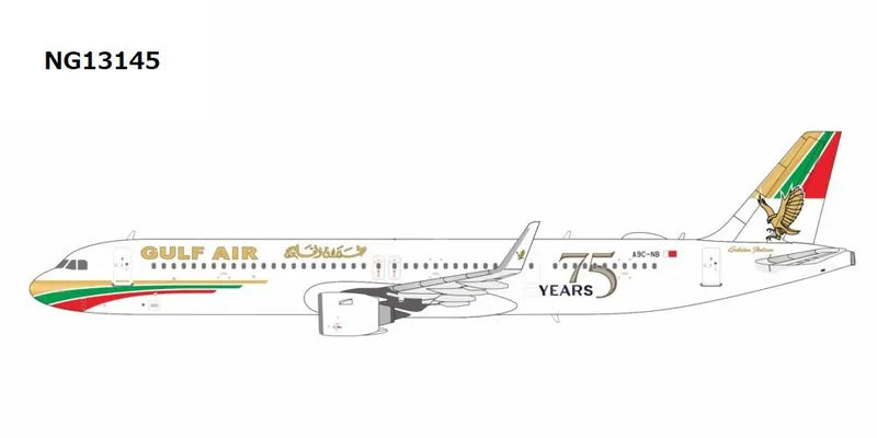 【予約商品】A321neo ガルフ・エア 「75th Anniversary livery」 A9C-NB 1/400 (NG20260629) [NG13145]
