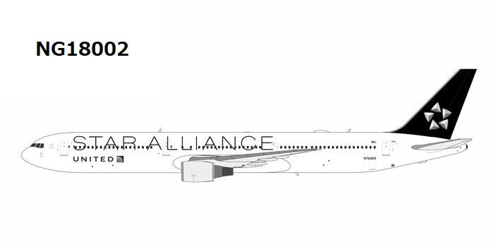 B767-400ER ユナイテッド航空 「Star Alliance」 N76055 1/400 [NG18002]